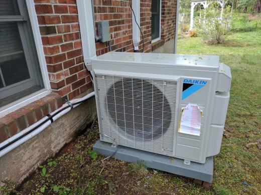 Ductless mini-split install by MJM