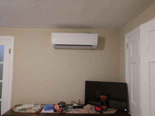 Ductless mini-split install by MJM