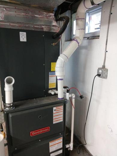 Furnace & air handler install by MJM