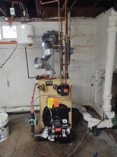 Heating & Boilers job by MJM in central NJ