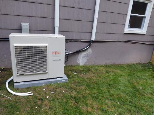 Ductless mini-split install by MJM