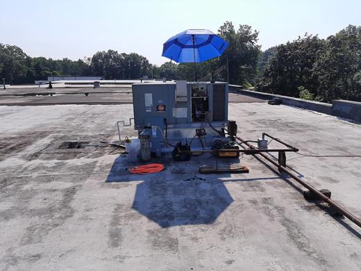 Commercial & rooftop unit work by MJM