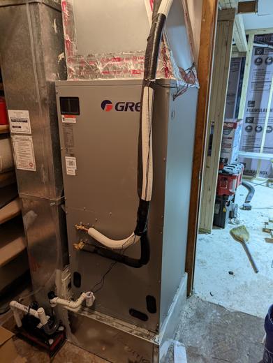 Furnace & air handler install by MJM