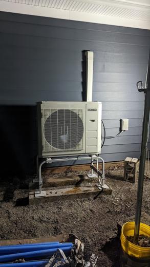 Ductless mini-split install by MJM