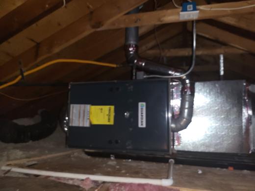 Attic & ductwork install by MJM