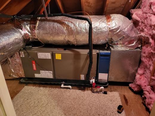 Attic & ductwork install by MJM
