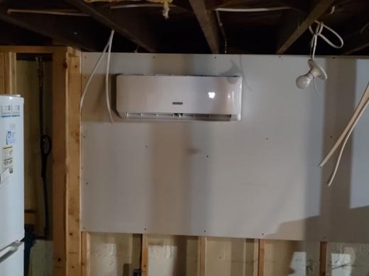 Ductless mini-split install by MJM