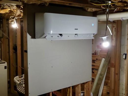 Ductless mini-split install by MJM