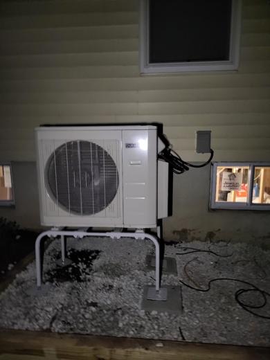 Ductless mini-split install by MJM