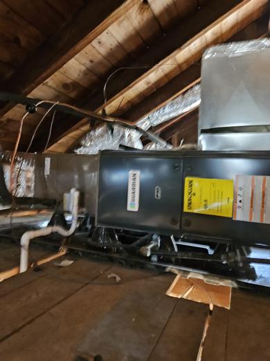 Attic & ductwork install by MJM