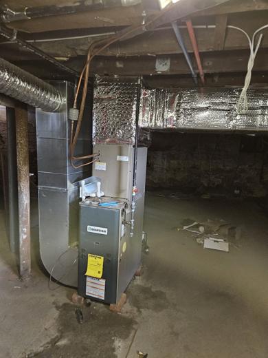 Furnace & air handler install by MJM
