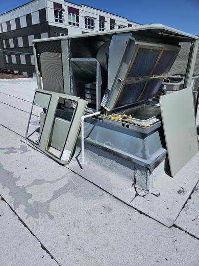 Commercial & rooftop unit work by MJM