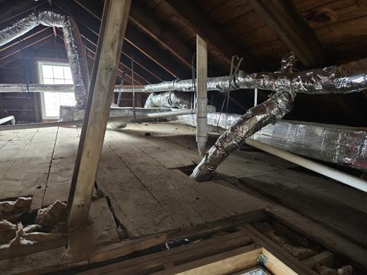 Attic & ductwork install by MJM