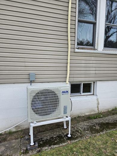 Ductless mini-split install by MJM