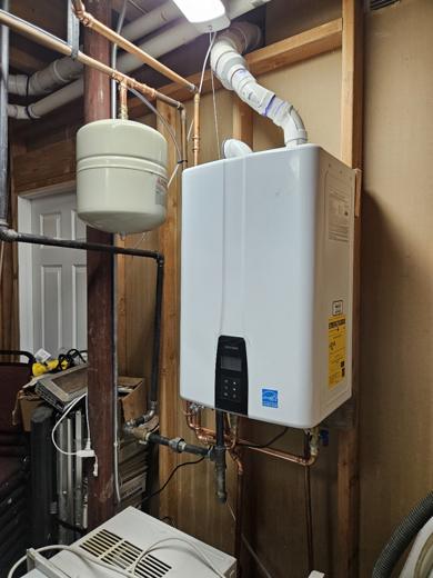 Boiler & water heater install by MJM