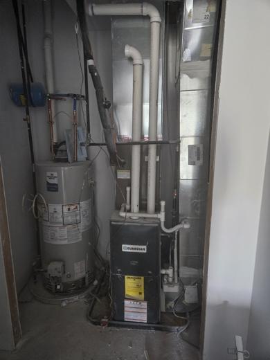 Furnace & air handler install by MJM