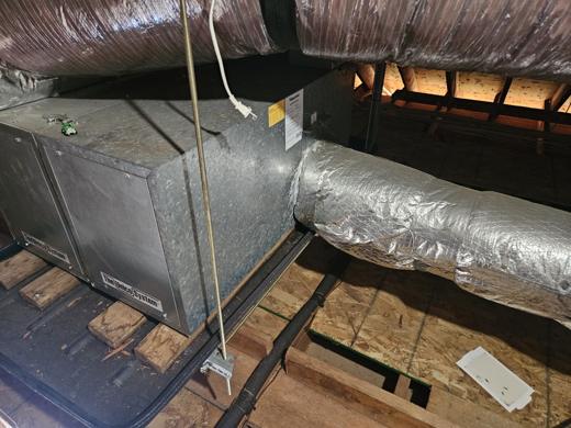 Attic & ductwork install by MJM