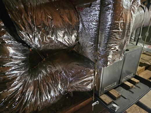 Attic & ductwork install by MJM
