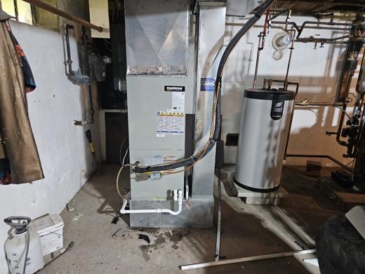 Furnace & air handler install by MJM