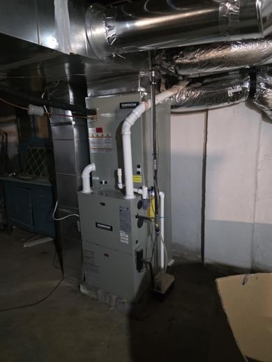 Furnace & air handler install by MJM