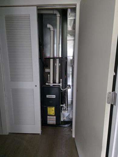 Furnace & air handler install by MJM