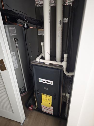 Furnace & air handler install by MJM