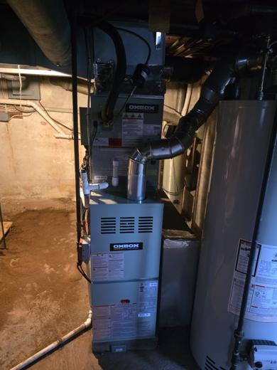 Furnace & air handler install by MJM