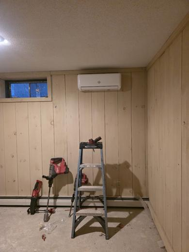 Ductless mini-split install by MJM