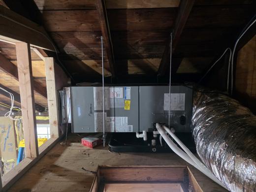 Attic & ductwork install by MJM