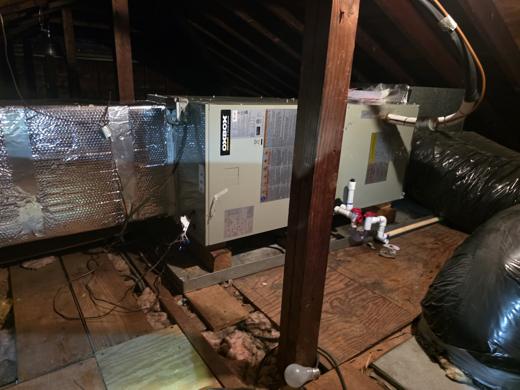Attic & ductwork install by MJM