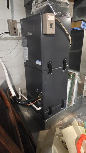 Furnace & air handler install by MJM