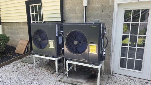 Heat Pumps & Mini-Splits job by MJM in central NJ